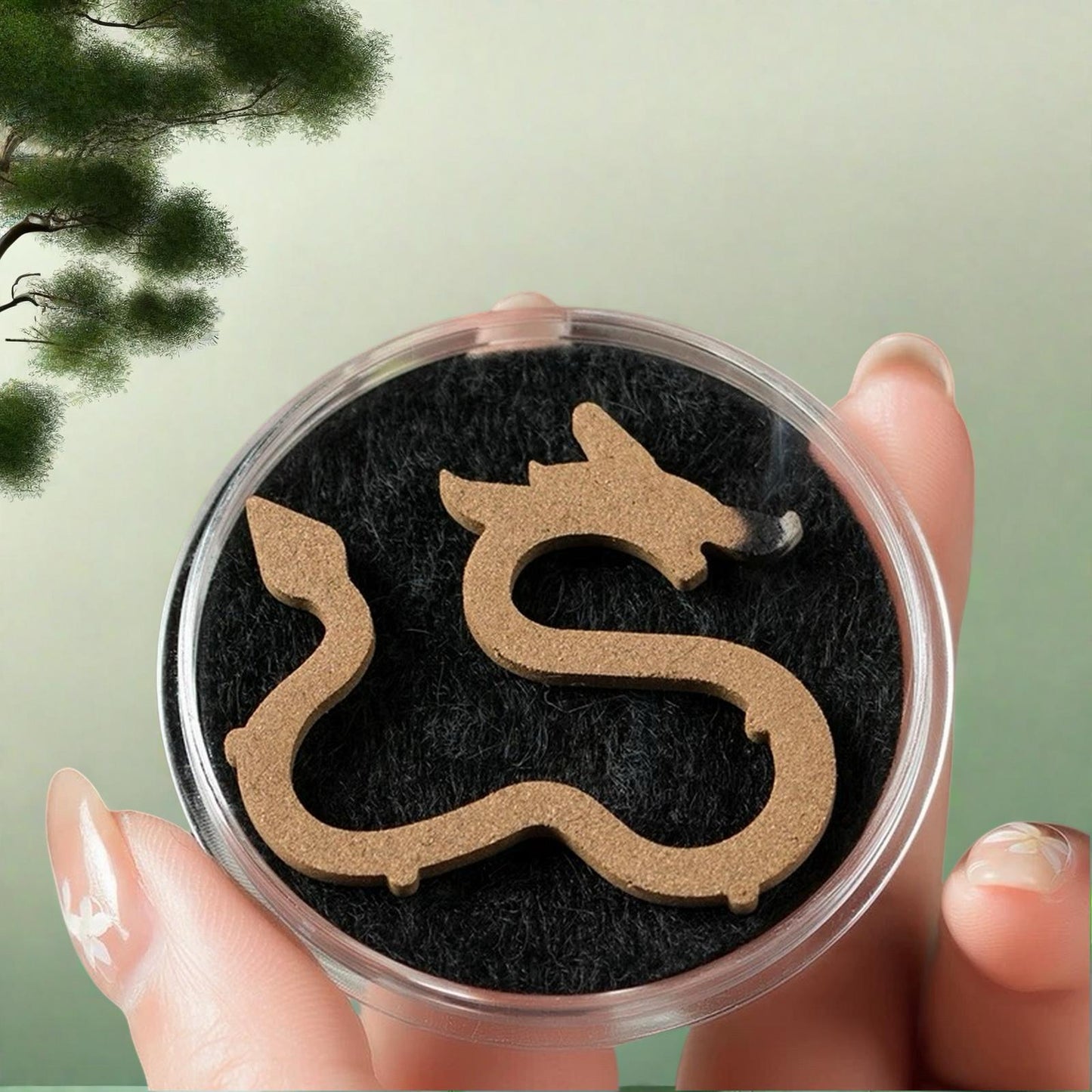 奇楠祥龙小香盘 | Dragon Mini Coil Incense (10 pcs)