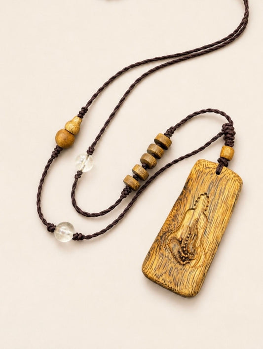 Agarwood Formless Buddha (无相佛) Pendant (Only one piece)