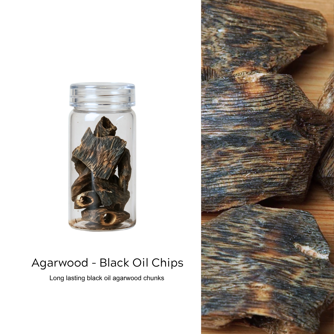 Agarwood-Black oil chips