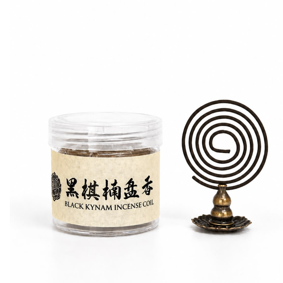 Black Kynam Incense Coils-3Hr Lasting