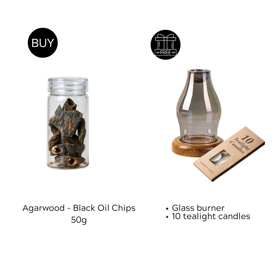 Agarwood-Black oil chips